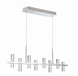 Eurofase Lighting 33723-013 LED Netto 3 inch Chandelier Ceiling Light Chrome Finish
