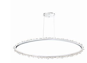 Eurofase Lighting 33730-011 LED Scoppia 1 inch Chandelier Ceiling Light Chrome Finish