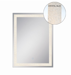 Eurofase Lighting 33824-017 LED Mirror 32 X 32 inch Rectangular Wall Mirror Light Chrome Finish
