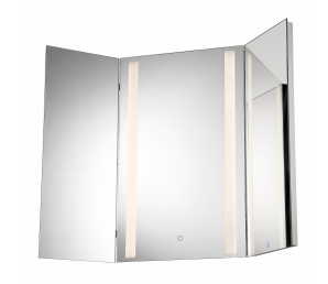 Eurofase Lighting 34000-014 LED 44 X 32 inch Small Tri Fold Wall Mirror Light Chrome Finish