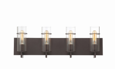 Eurofase Lighting 34135-020 LED Pista 26 inch Vanity Wall Light Bronze Finish