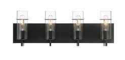 Eurofase Lighting 34135-039 LED Pista 26 inch Vanity Wall Light Black Finish