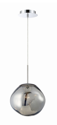 Eurofase Lighting 34287-026 LED Bankwell 1 Light 11 inch Pendant Ceiling Light Chrome Finish