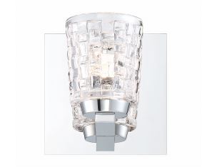 Eurofase Lighting 35646-013 LED Banbury 5 inch Wall Sconce Light Chrome Finish