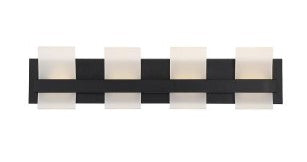 Eurofase Lighting 35656-023 LED Cambridge 29 inch Vanity Wall Light Black Finish