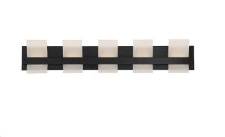 Eurofase Lighting 35657-025 LED Cambridge 36 inch Vanity Wall Light Black Finish