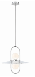 Eurofase Lighting 35898-023 LED Millbrook 20 inch Chandelier Ceiling Light Chrome Finish