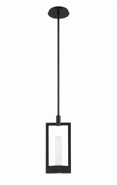 Eurofase Lighting 35948-018 LED Hanson 2 inch Pendant Ceiling Light Black Finish