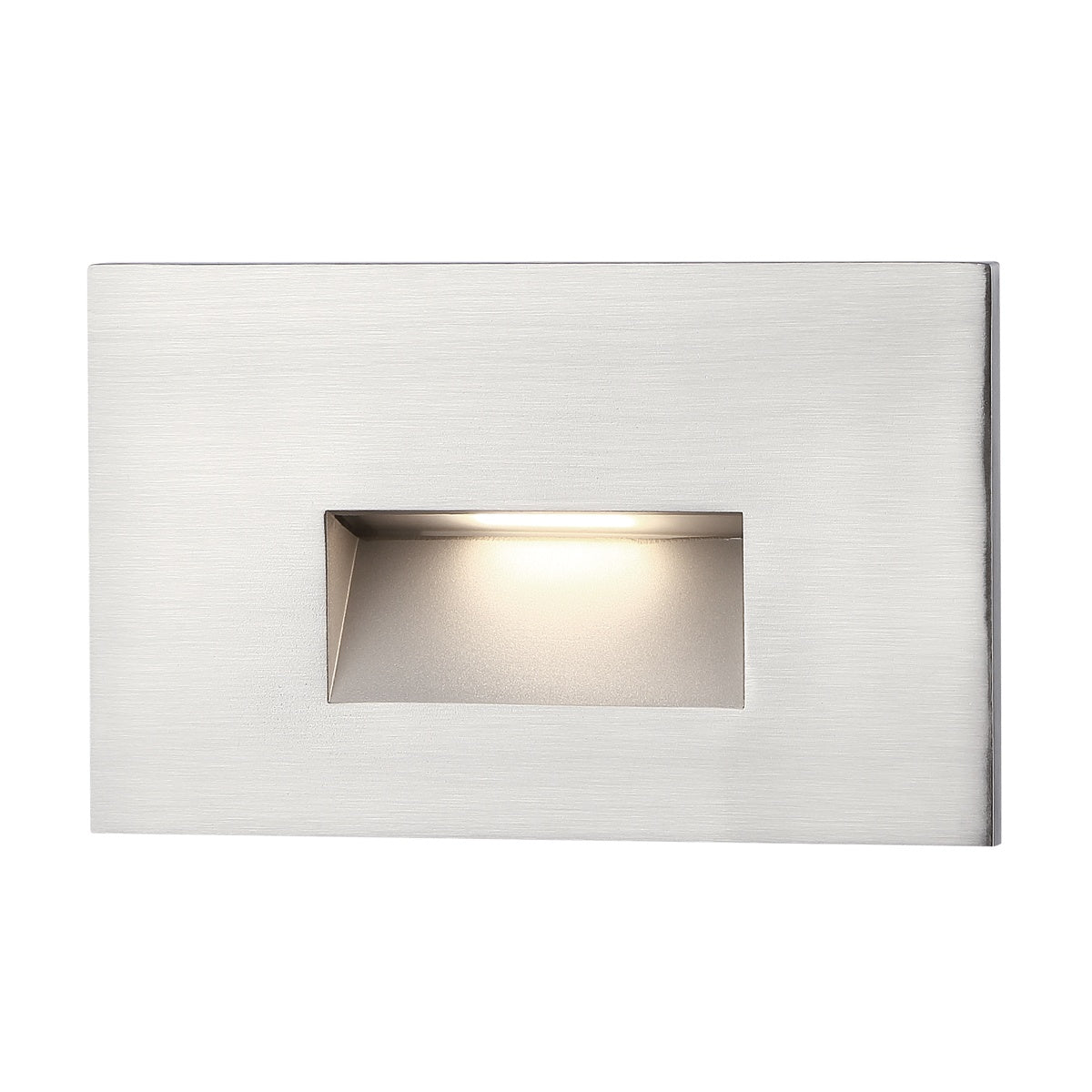 Eurofase lighting 36046-010 LED Horizontal Recessed Trim 2W 3000k Step Light Brushed Nickel Finish