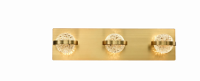 Eurofase Lighting 37069-025 LED Ryder 20 inch Vanity Wall Light Gold Finish