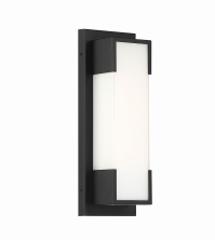 Eurofase Lighting 37073-015 LED Thornhill 5 inch Outdoor Wall Mount Light Small Black Finish