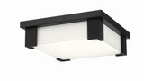 Eurofase Lighting 37075-019 LED Thornhill 12 inch Flush Mount Ceiling Light Black Finish