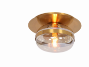 Eurofase Lighting 37086-015 LED Nottingham 1 Light 10 inch Flush Mount Ceiling Light Small Ancient Brass Finish