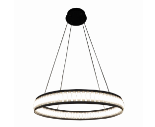 Eurofase Lighting 37091-019 LED Forster 28 inch Chandelier Ceiling Light Small Black Finish