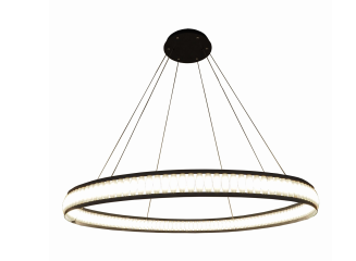 Eurofase Lighting 37092-016 LED Forster 47 inch Chandelier Ceiling Light Medium Black Finish