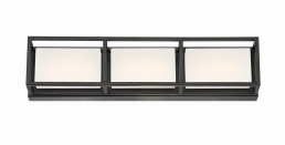 Eurofase Lighting 37126-018 LED Tamar 20 inch Vanity Wall Light Small Black Finish