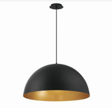 Eurofase Lighting 37218-022 LED Laverton 1 Round Pendant Ceiling Light Black/Gold Finish
