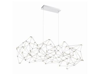 Eurofase Lighting 38037-016 LED Leonardelli 22 inch Chandelier Ceiling Light Chrome Finish