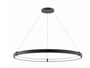 Eurofase Lighting 38135-019 LED Mucci 48 inch Pendant Ceiling Light Matte Black Finish