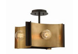 Eurofase Lighting 38154-027 LED Metallo 4 Light 17 inch Semi Flush Mount Ceiling Light Bronze Finish