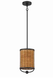 Eurofase Lighting 38158-018 LED Comparelli 1 Light 8 inch Pendant Ceiling Light Bronze Finish