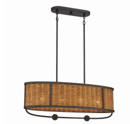 Eurofase Lighting 38160-011 LED Comparelli 4 Light 12 inch Chandelier Ceiling Light Dark Bronze Finish