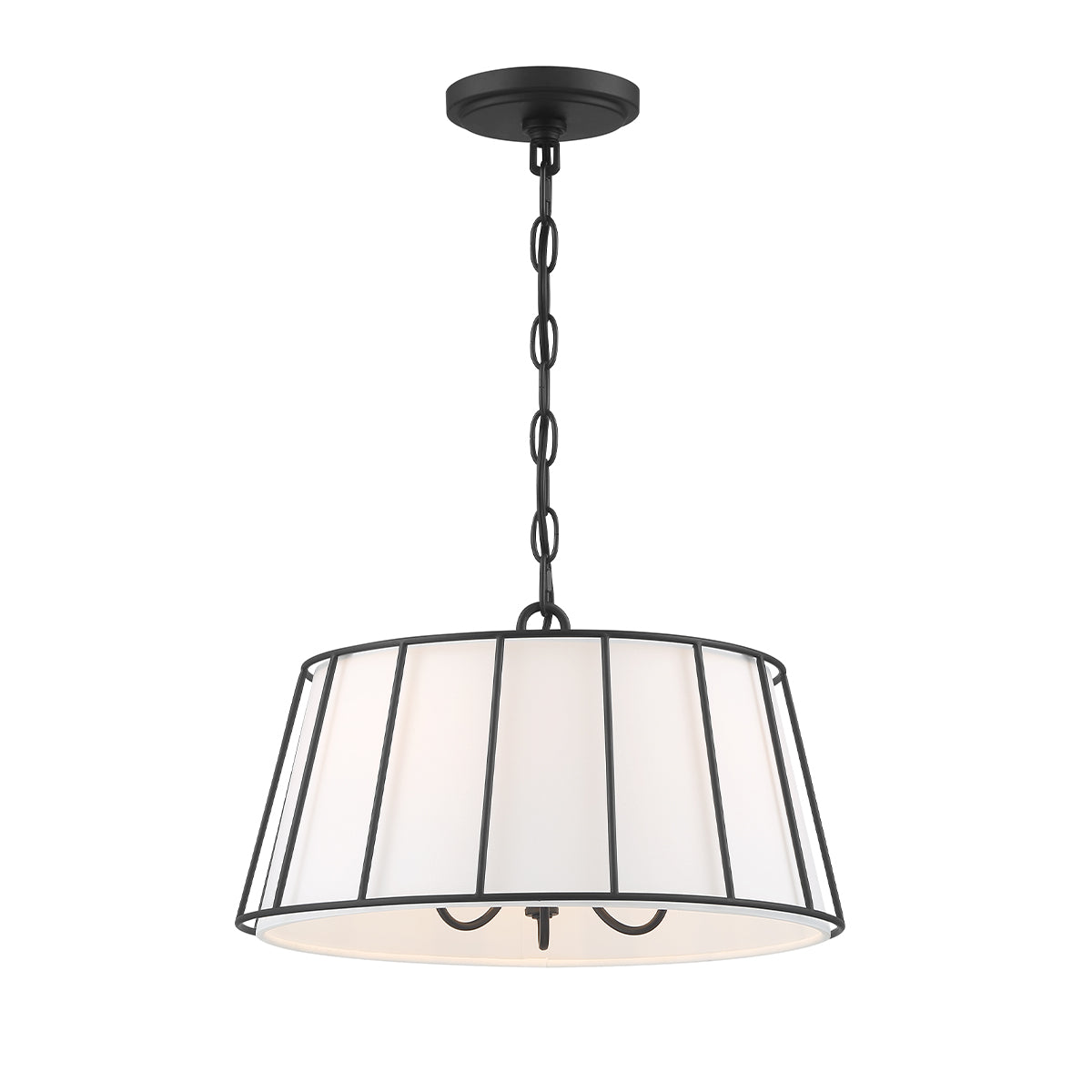 Eurofase lighting 38272-011 LED Adelaide 16 Inch Pendant Ceiling 3 Light Matte Black Finish