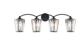 Eurofase Lighting 39331-038 LED Natalia 4 Light Vanity Wall Light Black Finish