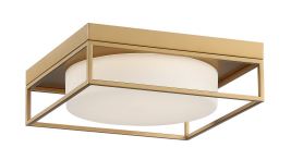 Eurofase Lighting 39332-011 LED Rover 12 Inch Flush Mount Ceiling Light Gold Finish