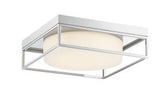 Eurofase Lighting 39332-028 LED Rover 12 Inch Flush Mount Ceiling Light Chrome Finish