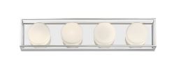 Eurofase Lighting 39334-022 LED Rover 4 Light Vanity Wall Light Chrome Finish