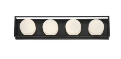 Eurofase Lighting 39334-039 LED Rover 4 Light Vanity Wall Light Black Finish