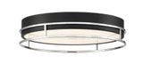 Eurofase Lighting 39408-020 LED Grafice 18 Inch Flush Mount Ceiling Light Chrome Finish