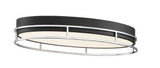 Eurofase Lighting 39409-027 LED Grafice 24 Inch Flush Mount Ceiling Light Chrome Finish