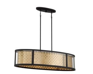 Eurofase Lighting 39417-022 LED Grado 5 Light Chandelier Ceiling Light Gold Finish