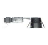 ELCO Lighting EL1499RS 4 Inch Low Voltage Shallow Remodel Housing Shallow Housing - Magnetic Transformer
