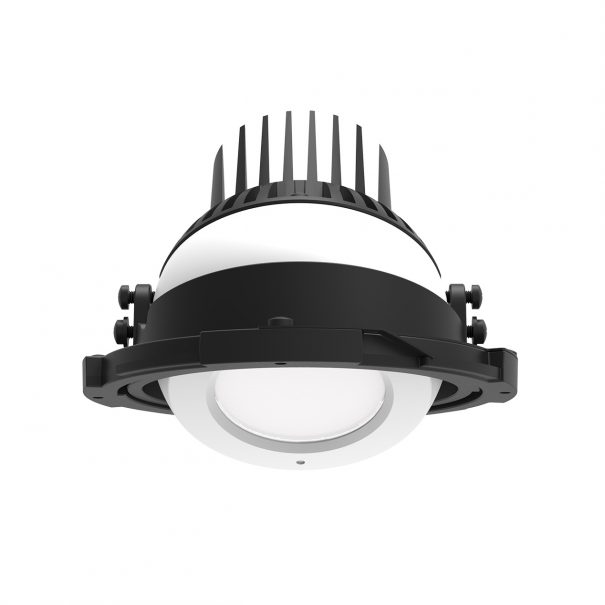 DMF Lighting DRD3M10930FLBK Adjustable LED Downlight New Construction Module 1000 lm  90+ CRI 3000K Flood with Black Finish