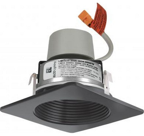 ELCO Lighting E424R08 Cedar System Contemporary LED 4 inch Recessed Lighting Module & Driver with Square Baffle Trim 120V 1 - BuyRite Electric