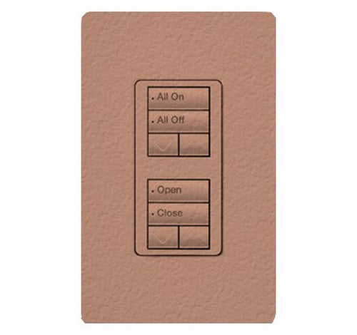 Lutron RRD-W2RLD RadioRA 2 Wall-mount Designer keypad dual group 2-button with dual raise/lower 120 VAC