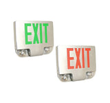 Utopia Lighting CKXTE Die Cast Aluminum LED Exit & Emergency Light Combo