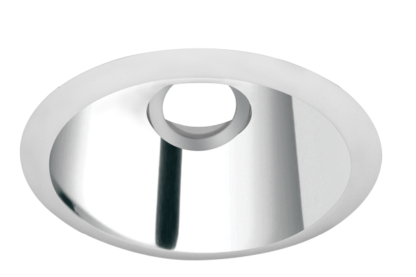 Elco Lighting ELK629CW Flexa™ 6 Inch Adjustable Round Reflector Trim for Koto™ Module with Chrome Reflector w/White Ring