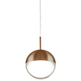 Kuzco Lighting 402801BG-LED LED Pluto Mini Pendant Light Brushed Gold Finish