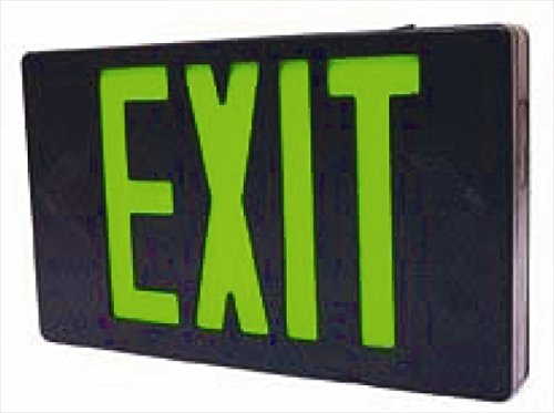 Westgate XT-GB-EM Black Housing Led Exit Sign 120~277V
