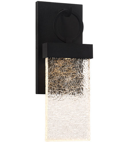 Eurofase Lighting 41905-012, Vasso 1 Light 20 inch Satin Black Outdoor Wall Sconce