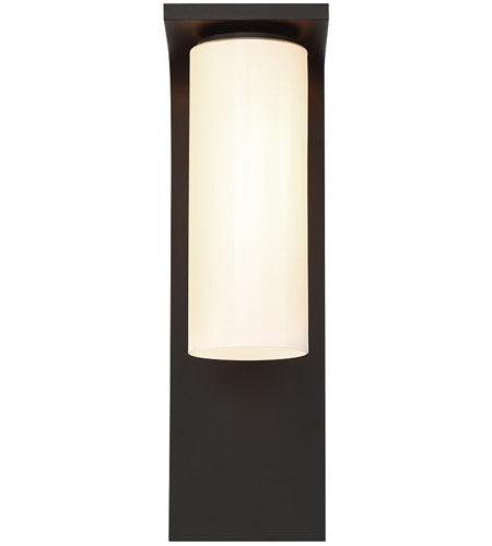 Eurofase Lighting 41971-017 Colonne 1 Light 15 inch Satin Black Outdoor Wall Sconce