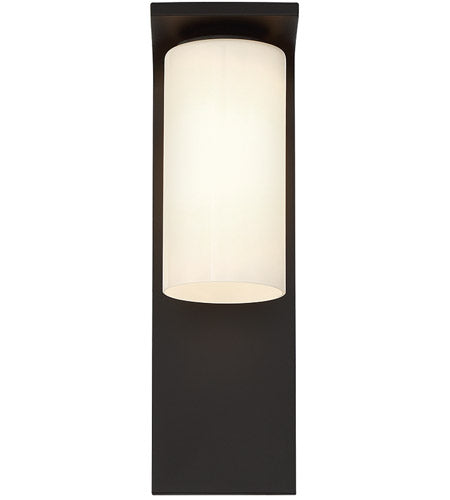 Eurofase Lighting 41972-014 Colonne 1 Light 20 inch Satin Black Outdoor Wall Sconce