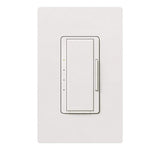 Lutron RRD-2ANF-WH RadioRA 2 Maestro Fan Speed Control - 3 Way and 4 Way Wiring Screwless Wallplate 1 Gang White 120V