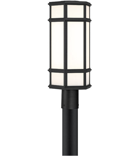 Eurofase Lighting 42690-016 Monte 1 Light 20 inch Satin Black Outdoor LED Post Light