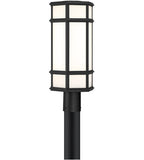 Eurofase Lighting 42690-016 Monte 1 Light 20 inch Satin Black Outdoor LED Post Light