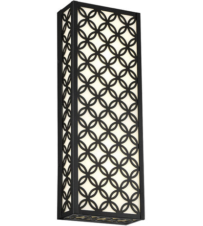 Eurofase Lighting 42699-019, Clover 1 Light 21 inch Black Outdoor LED Wall Sconce